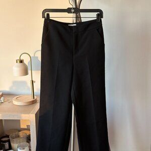 Oak and Fort Black Casual Pants Size 2 Brand New without Tag
